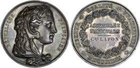 Médaille de l'Assemblée Nationale (1877).
A/ République Française,
Marianne coiffée de la tête de lion, signature: GAYRARD.
R/ DUCHASSEINT PUY de DOME...