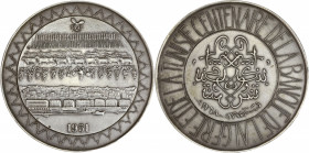 Médaille Centenaire de la banque d'Algérie et de la Tunisie - Poinçon corne. 
A/ Centenaire de la Banque de l'Algérie et de la Tunisie, 
au centre écr...