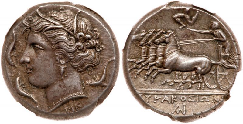 Sicily, Syracuse. Agathokles. Silver Tetradrachm (17.20 g), 317-289 BC. Ca. 317-...