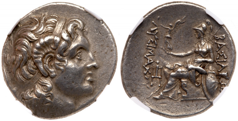Thracian Kingdom. Lysimachos. Silver Tetradrachm (17.11 g), as King, 306-281 BC....