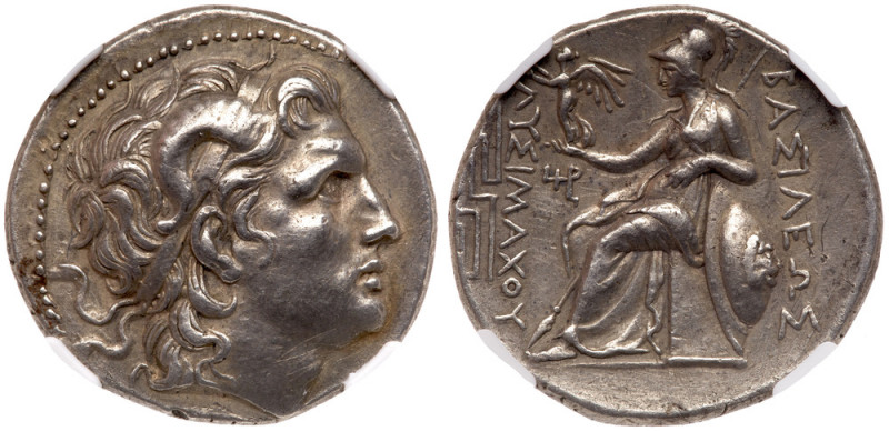 Thracian Kingdom. Lysimachos. Silver Tetradrachm (17.21 g), as King, 306-281 BC....