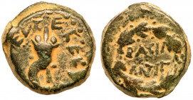 Judaea, Hasmonean Kingdom. Mattathias Antigonos (Mattatayah). Æ 4 Prutot (6.62 g), 40-37 BCE. VF