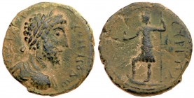 Neapolis in Samaria. Commodus. Æ 16 (3.93 g), AD 177-192. AEF