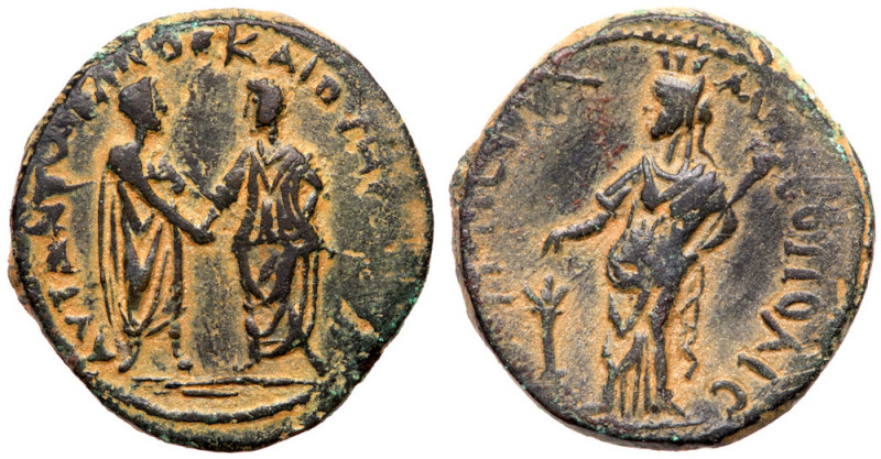 Marcus Aurelius and Lucius Verus. &AElig; (11.49 g), AD 161-180 and 161-169 resp...
