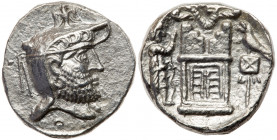 Kingdom of Persis. Autophradates II (Vadfradad), ca. 2nd Century BC, Silver Tetradrachm (16.84 g.). EF