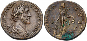 Antoninus Pius. Æ As (12.61 g), AD 138-161. VF