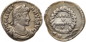 Julian II. Silver Siliqua (1.93 g), AD 360-363. VF