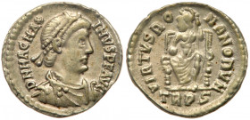 Magnus Maximus. Silver Siliqua (1.17 g), AD 383-388. EF