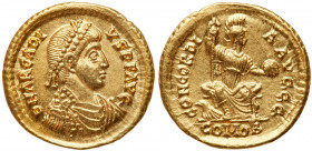 Arcadius. Gold Solidus (4.45 g), AD 383-408. AU