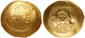 Constantine IX Monomachus. Gold Histamenon Nomisma (4.26 g), 1042-1055. AU