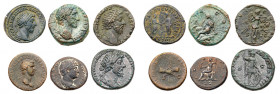 6-piece group of Roman Imperial Bronzes