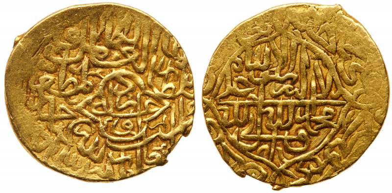 Iran-Safavid. Mithqal, undated. Fr-3; A-M2593. 4.66g. Urdu. Tahmasp I, 1524-1576...