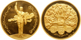 Iran. Gold Medal, SH1341 (1962). NGC PF64