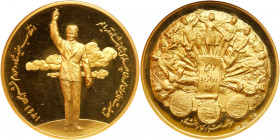 Iran. Gold Medal, SH1341 (1962). NGC PF66