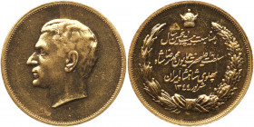 Iran. Gold Medal, SH1344 (1965). BU