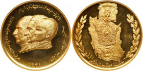 Iran. Gold Medal, SH1346 (1967). NGC PF65