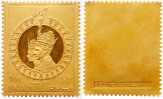 Iran. Coronation Gold Medal, SH1346 (1967). NGC MS66