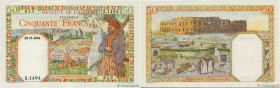 Country : ALGERIA 
Face Value : 50 Francs  
Date : 29 novembre 1944 
Period/Province/Bank : Banque de l'Algérie 
Catalogue reference : P.87 
Alphabet ...