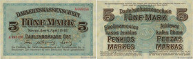 Country : GERMANY 
Face Value : 5 Mark  
Date : 04 avril 1918 
Period/Province/Bank : Occupation de la Lithuanie 
French City : Kowno 
Catalogue refer...