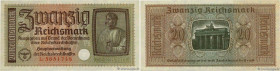 Country : GERMANY 
Face Value : 20 Reichsmark  
Date : (1940) 
Period/Province/Bank : Reichskreditkassen 
Catalogue reference : P.R139 
Additional ref...