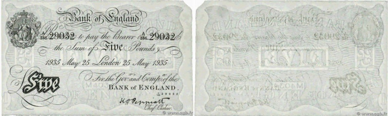 Country : ENGLAND 
Face Value : 5 Pounds  
Date : 25 mai 1935 
Period/Province/B...