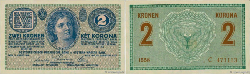 Country : AUSTRIA 
Face Value : 2 Kronen  
Date : 05 août 1914 
Period/Province/...