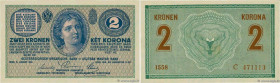 Country : AUSTRIA 
Face Value : 2 Kronen  
Date : 05 août 1914 
Period/Province/Bank : Royaume, Banque d'Autriche Hongrie 
Catalogue reference : P.17b...