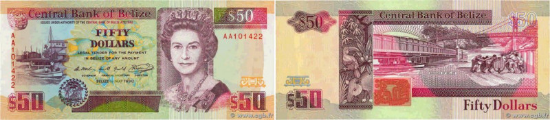 Country : BELIZE 
Face Value : 50 Dollars  
Date : 01 mai 1990 
Period/Province/...