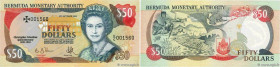 Country : BERMUDA 
Face Value : 50 Dollars Commémoratif 
Date : 12 octobre 1992 
Period/Province/Bank : Bermuda Monetary Authority 
Catalogue referenc...