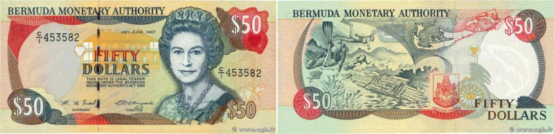 Country : BERMUDA 
Face Value : 50 Dollars  
Date : 26 juin 1997 
Period/Provinc...