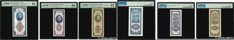 Country : CHINA 
Face Value : 500, 2000 et 25000 Customs Gold Units Lot 
Date : ...
