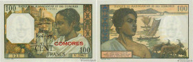 Country : COMOROS 
Face Value : 100 Francs  
Date : (1963) 
Period/Province/Bank : Banque de Madagascar et des Comores 
Catalogue reference : P.3b 
Ad...