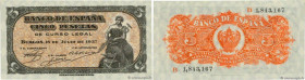 Country : SPAIN 
Face Value : 5 Pesetas  
Date : 18 juillet 1937 
Period/Province/Bank : Banco de Espana 
Catalogue reference : P.106a 
Alphabet - sig...