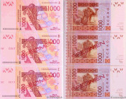 Country : WEST AFRICAN STATES 
Face Value : 1000 Francs Spécimen 
Date : 2003 
Period/Province/Bank : Banque de l'Afrique Occidentale 
Catalogue refer...