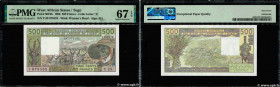 Country : WEST AFRICAN STATES 
Face Value : 500 Francs  
Date : 1989 
Period/Province/Bank : B.C.E.A.O. 
Department : Togo 
Catalogue reference : P.80...