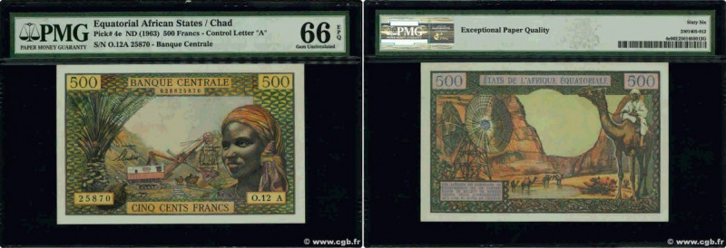 Country : EQUATORIAL AFRICAN STATES (FRENCH) 
Face Value : 500 Francs  
Date : (...