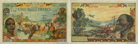 Country : EQUATORIAL AFRICAN STATES (FRENCH) 
Face Value : 5000 Francs  
Date : (1962) 
Period/Province/Bank : B.C.E.A.E. 
Department : Gabon 
Catalog...
