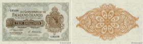 Country : FALKLAND ISLANDS 
Face Value : 10 Shillings  
Date : 10 avril 1960 
Period/Province/Bank : The Government of the Falkland Islands 
Catalogue...