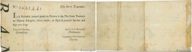 Country : FRANCE 
Face Value : 10 Livres Tournois typographié  
Date : 01 janvier 1720 
Period/Province/Bank : Banque de Law 
Catalogue reference : Do...