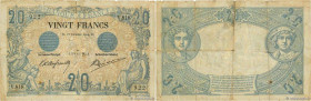 Country : FRANCE 
Face Value : 20 Francs NOIR  
Date : 01 octobre 1904 
Period/Province/Bank : Banque de France, XXe siècle 
Catalogue reference : F.0...