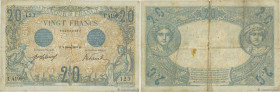Country : FRANCE 
Face Value : 20 Francs BLEU  
Date : 08 février 1913 
Period/Province/Bank : Banque de France, XXe siècle 
Catalogue reference : F.1...