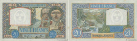 Country : FRANCE 
Face Value : 20 Francs TRAVAIL ET SCIENCE  
Date : 07 décembre 1939 
Period/Province/Bank : Banque de France, XXe siècle 
Catalogue ...