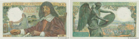 Country : FRANCE 
Face Value : 100 Francs DESCARTES  
Date : 23 mars 1944 
Period/Province/Bank : Banque de France, XXe siècle 
Catalogue reference : ...