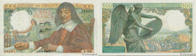 Country : FRANCE 
Face Value : 100 Francs DESCARTES  
Date : 28 septembre 1944 
Period/Province/Bank : Banque de France, XXe siècle 
Catalogue referen...