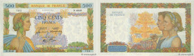 Country : FRANCE 
Face Value : 500 Francs LA PAIX  
Date : 12 février 1942 
Period/Province/Bank : Banque de France, XXe siècle 
Catalogue reference :...