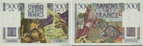 Country : FRANCE 
Face Value : 500 Francs CHATEAUBRIAND  
Date : 07 novembre 1945 
Period/Province/Bank : Banque de France, XXe siècle 
Catalogue refe...
