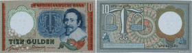 Country : NETHERLANDS 
Face Value : 10 Gulden  
Date : 23 mars 1953 
Period/Province/Bank : De Nederlandsche Bank 
Catalogue reference : P.85 
Alphabe...