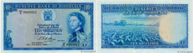 Country : RHODESIA 
Face Value : 10 shillings  
Date : 28 octobre 1964 
Period/Province/Bank : Administration anglaise 
Catalogue reference : P.24a 
A...