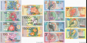 Country : SURINAM 
Face Value : 5 à 5000 Gulden Lot 
Date : 2000 
Period/Province/Bank : Centrale Bank van Suriname 
Catalogue reference : P.146 à 152...