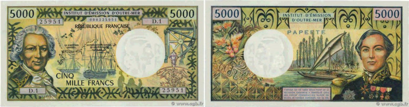 Country : TAHITI 
Face Value : 5000 Francs  
Date : (1971) 
Period/Province/Bank...